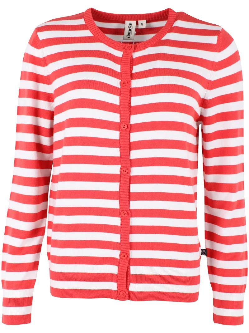 Danelunch Viscose Cardigan Summer Red/Chalk