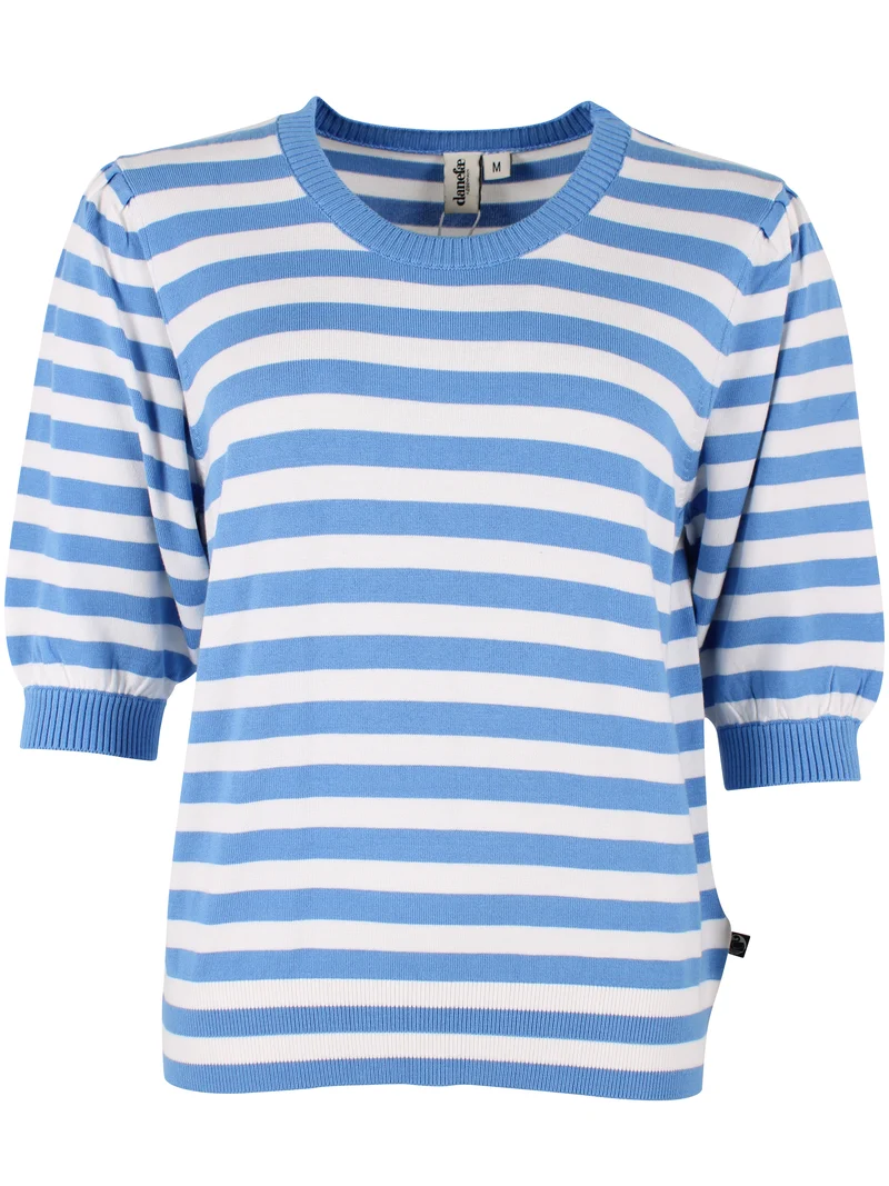Daneapertif Viscose Tee Waterblue/Chalk