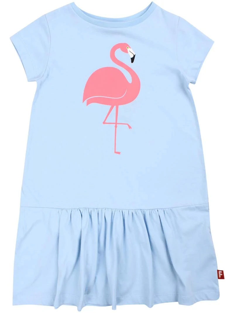Dyrperky SS Dress Baby Blue FLAMINGO