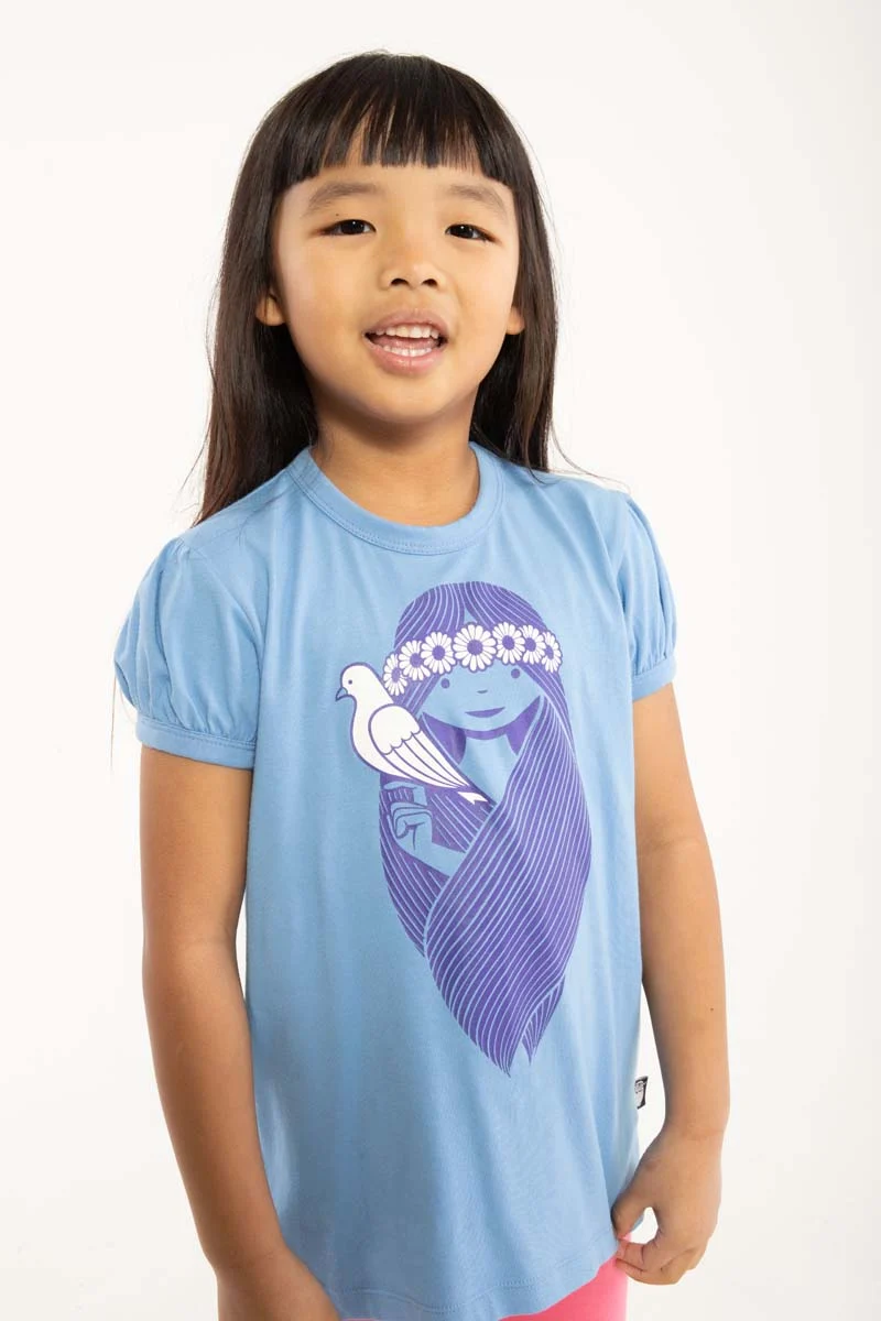 Danesolbaer Tee Waterblue LILLMISSLOVER