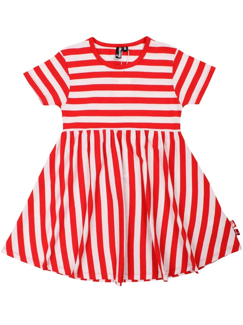 Danebasic Lollipop Dress Summer Red/Chalk