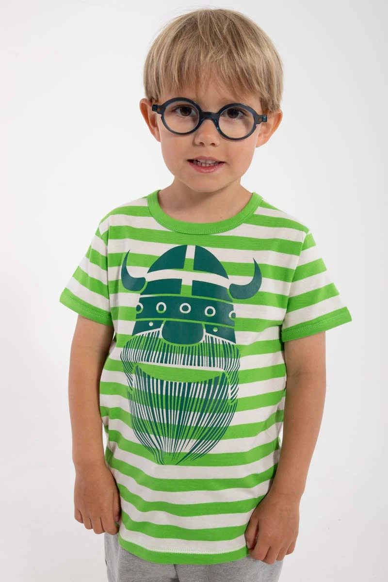 Danebasic SS Bright Green/Chalk ERIK