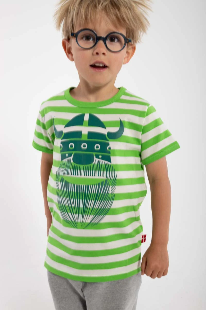 Danebasic SS Bright Green/Chalk ERIK
