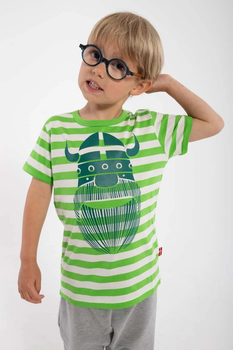 Danebasic SS Bright Green/Chalk ERIK