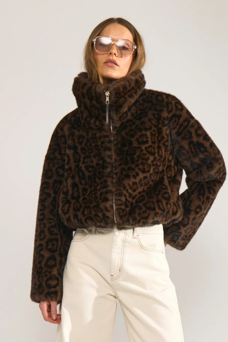 Übergangsjacke NUDEMI aus Kunstfell