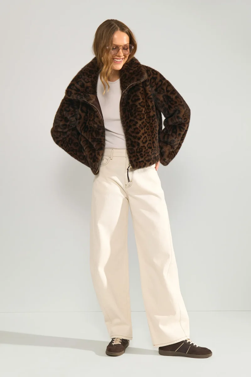 Übergangsjacke NUDEMI aus Kunstfell