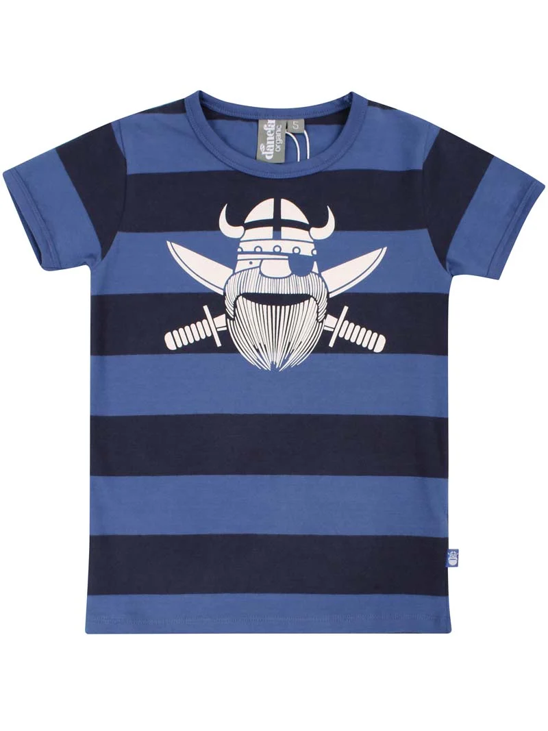 ORGANIC - Danesigurd Tee Dk Navy/Skipper Blue PIRAT