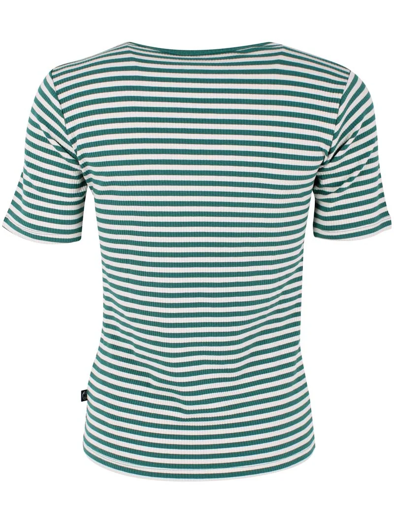 Danerolemodel Ribbing Tee Verde/Chalk
