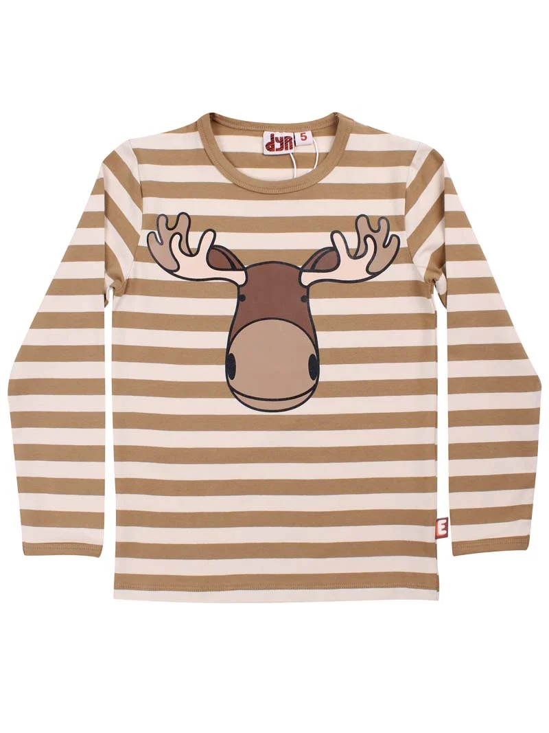 Dyrroar T AOP/STRIB Beige/Lt Beige ELG
