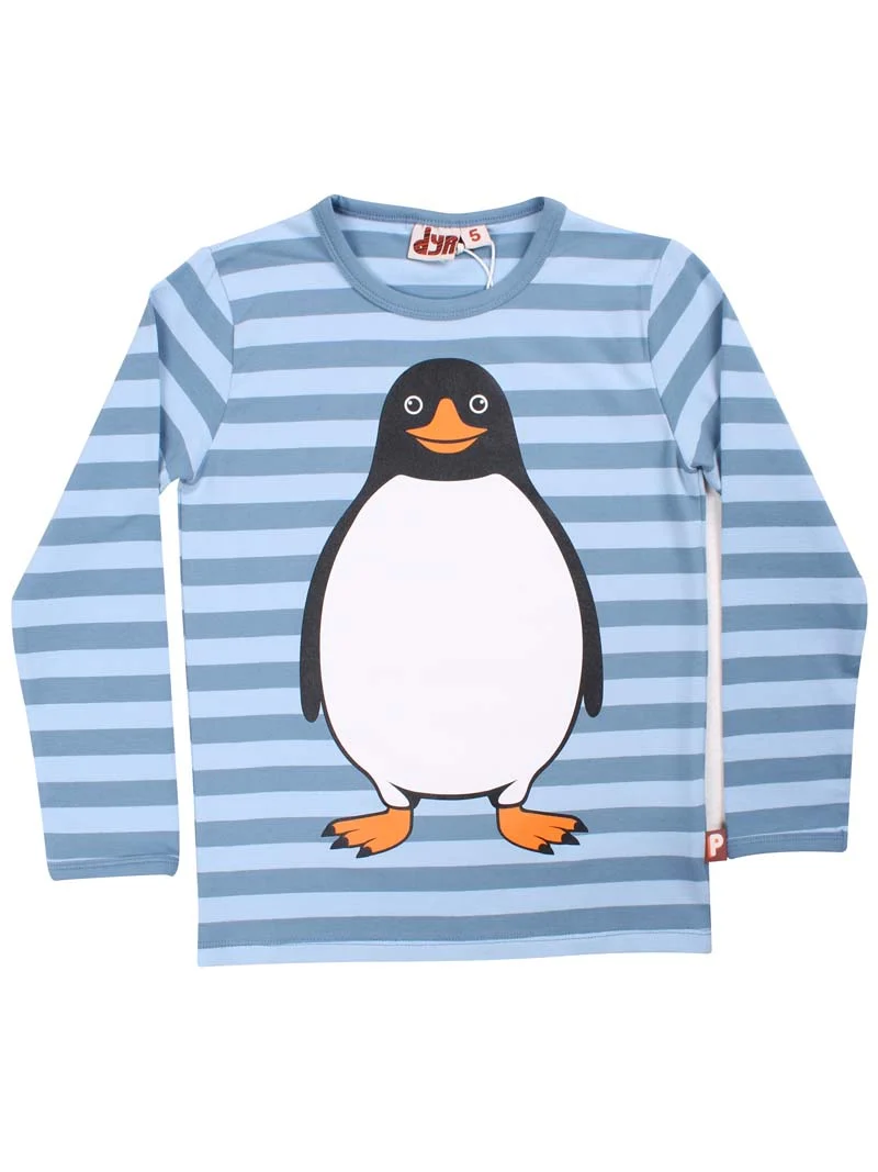 Dyrroar T AOP/STRIB Porcelaine/Baby Blue PINGVIN