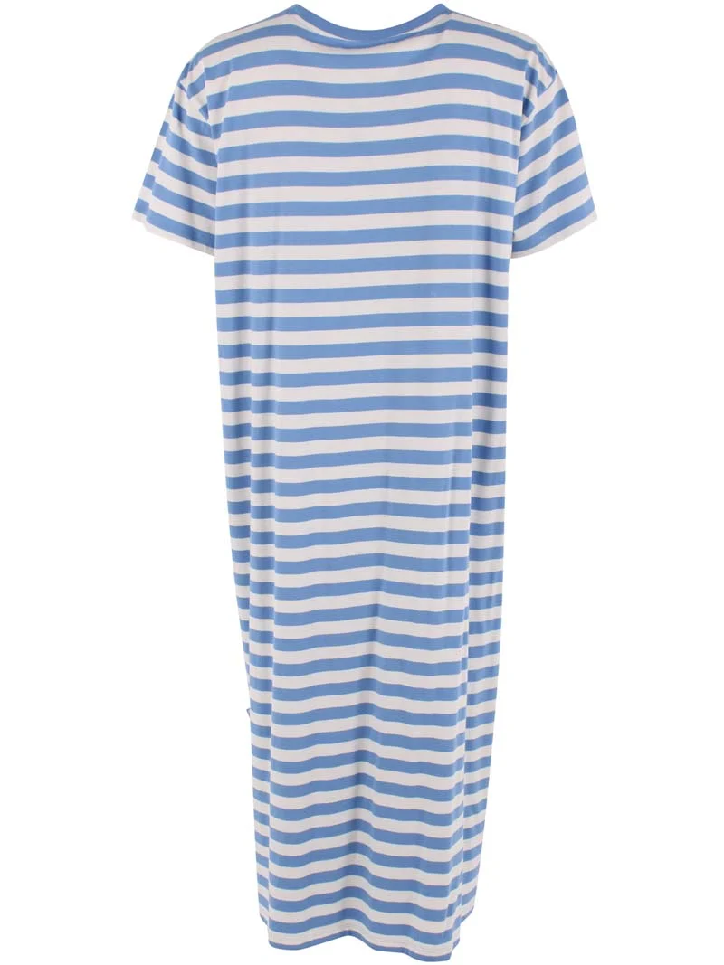 Danebasic Sweet Dress Waterblue/Chalk