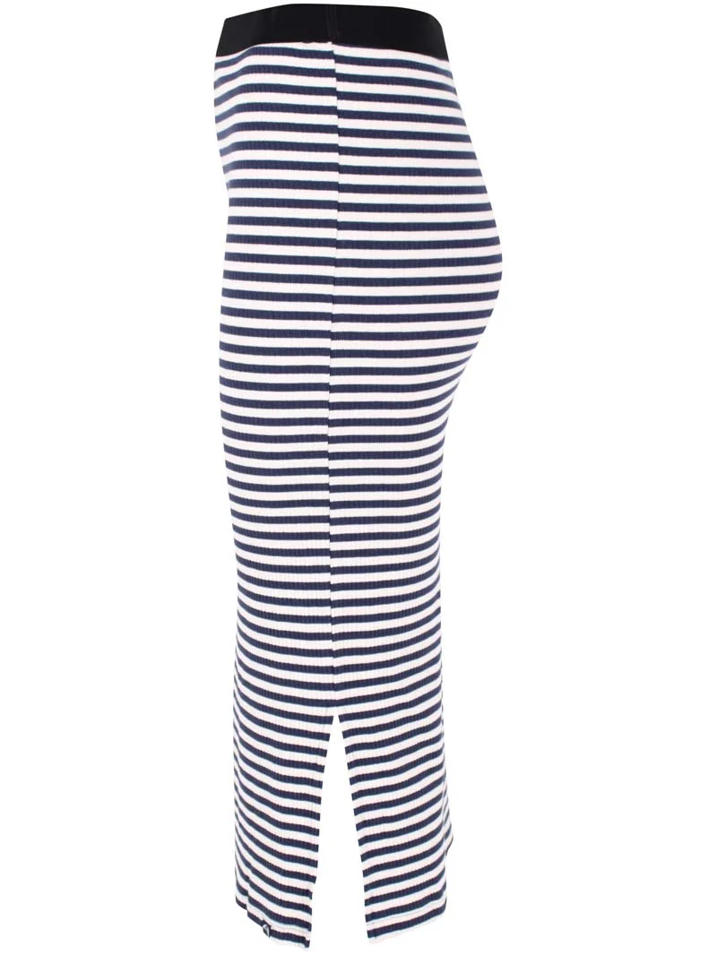 Daneleader Ribbing Skirt Dk Navy/Chalk