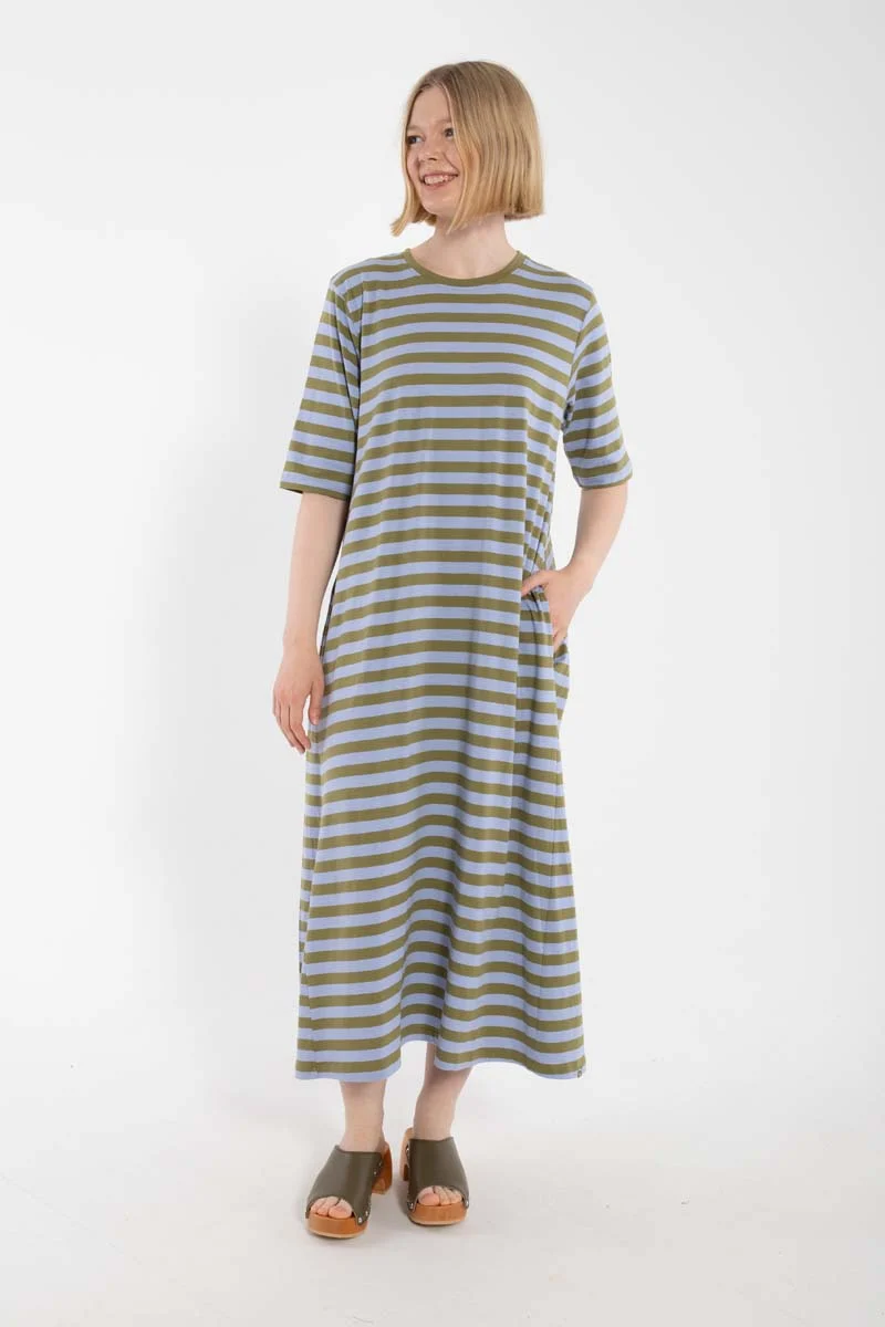 Danebasic Good News Dress Olive/Lilla