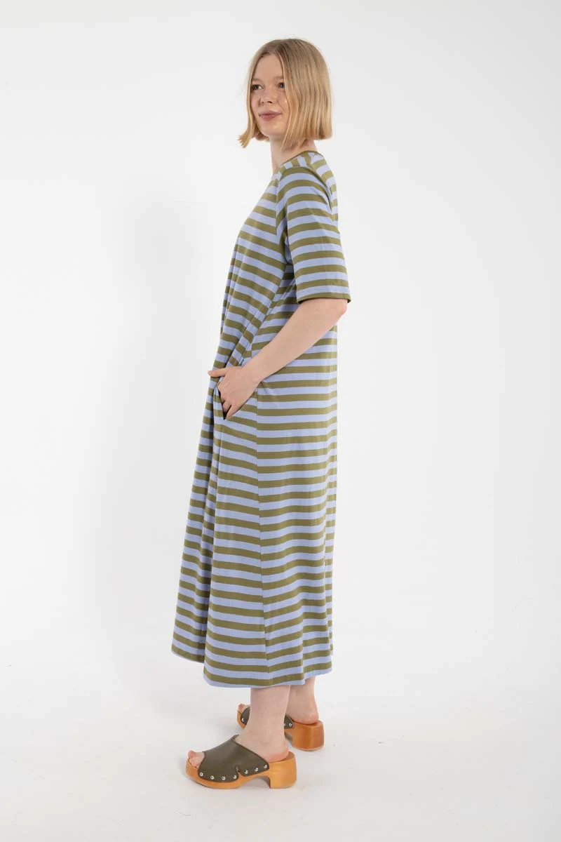 Danebasic Good News Dress Olive/Lilla