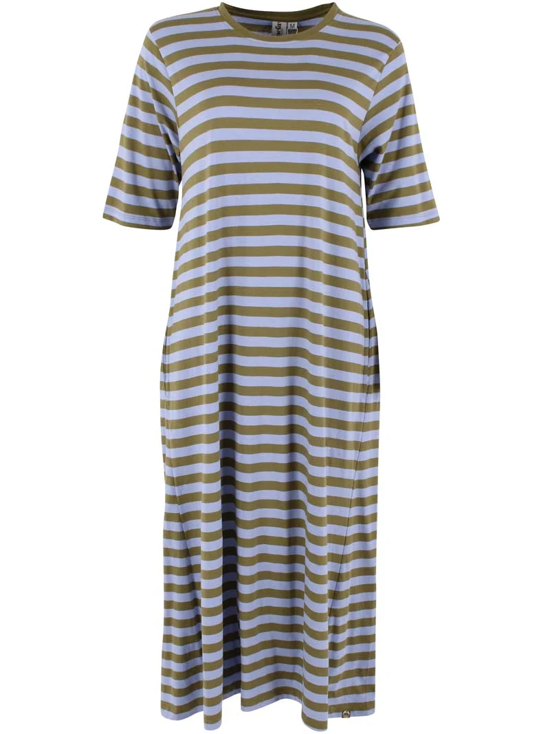 Danebasic Good News Dress Olive/Lilla