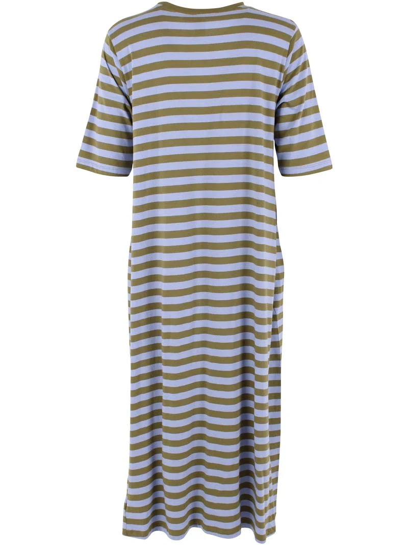 Danebasic Good News Dress Olive/Lilla