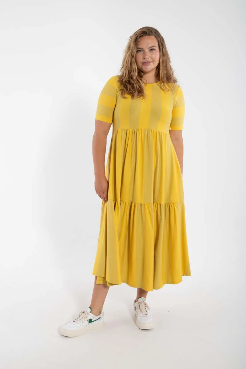 Danemarkise Cotton Dress Yellow/Faded Yellow