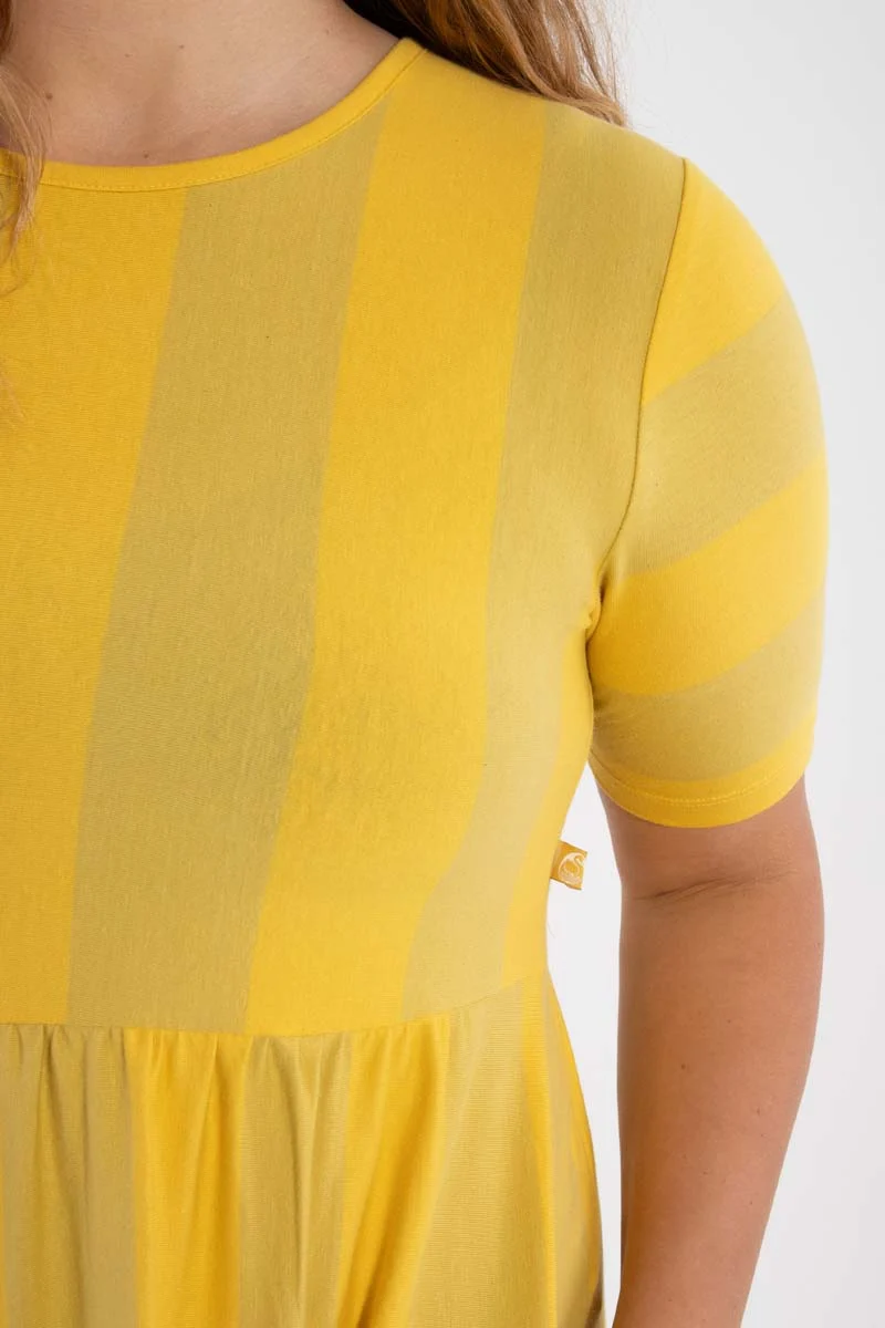 Danemarkise Cotton Dress Yellow/Faded Yellow