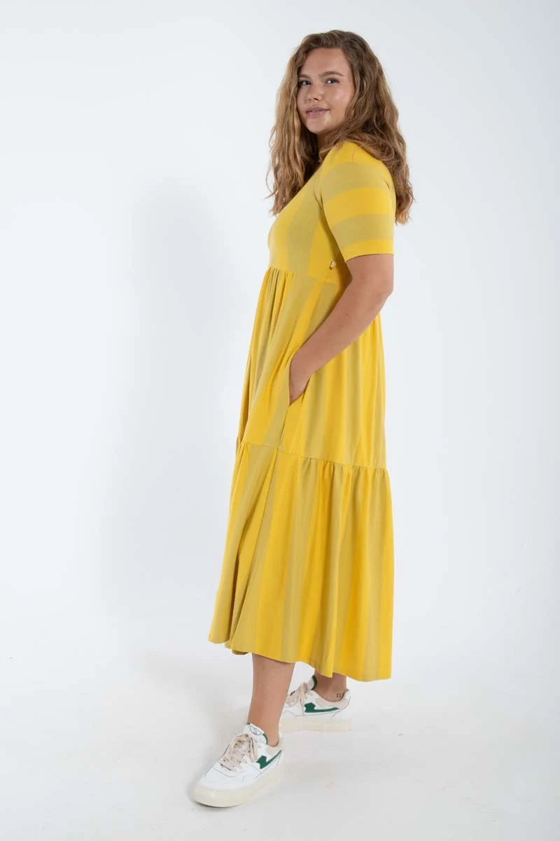 Danemarkise Cotton Dress Yellow/Faded Yellow