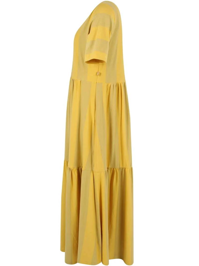 Danemarkise Cotton Dress Yellow/Faded Yellow