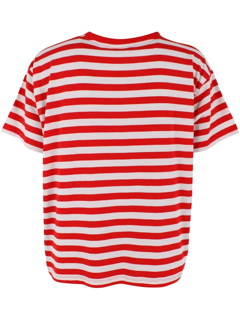 Danebasic Boxy Tee Summer Red/Chalk
