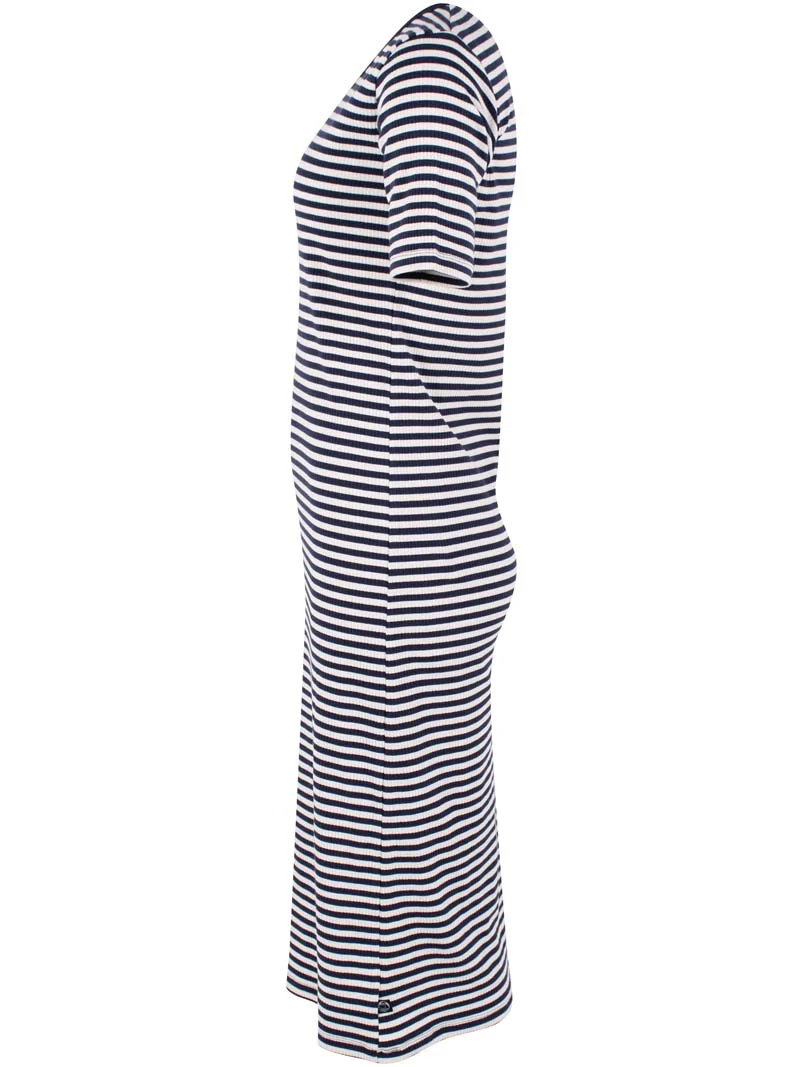 Danicon Ribbing Dress Dk Navy/Chalk