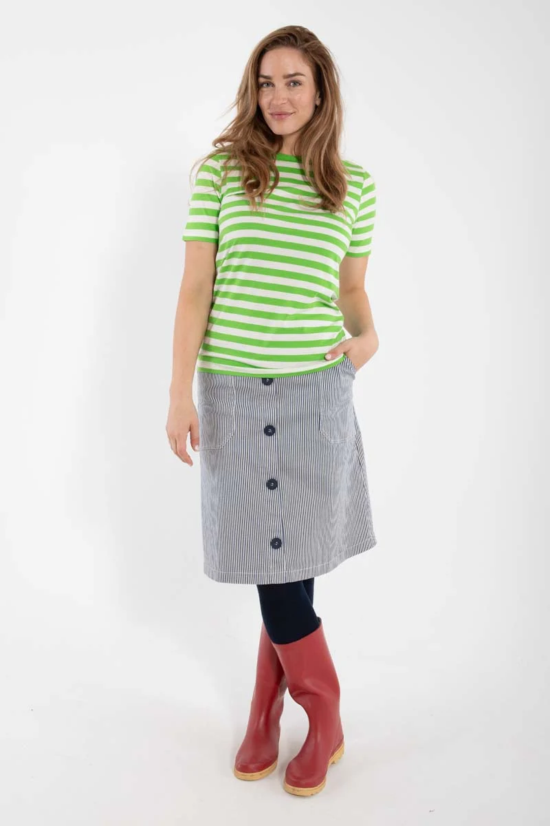 Danebasic My Tee Bright Green/Chalk