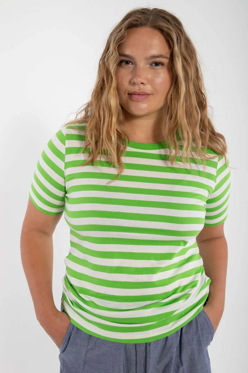 Danebasic My Tee Bright Green/Chalk