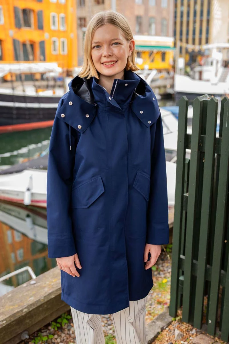 Danewest Wind Rain Parka Dk Navy