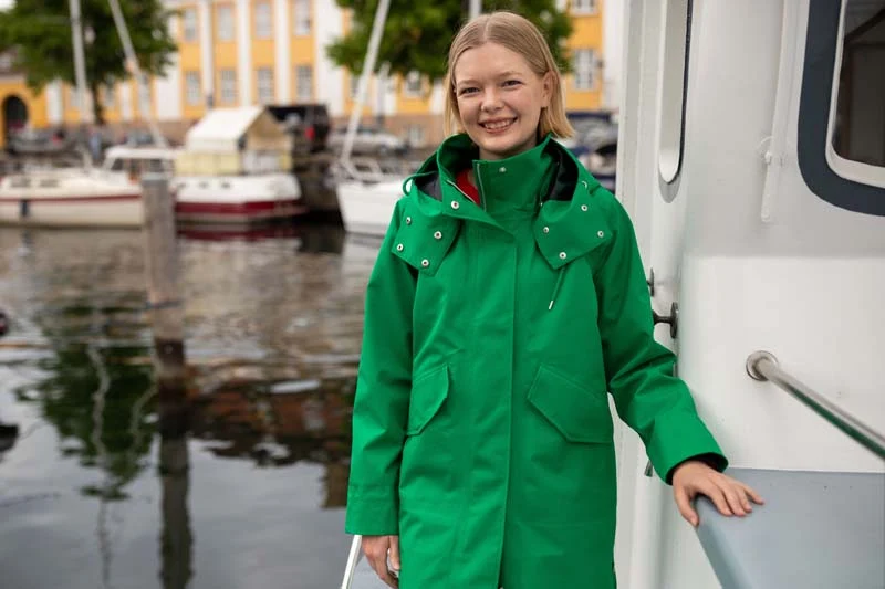 Danewest Wind Rain Parka Green