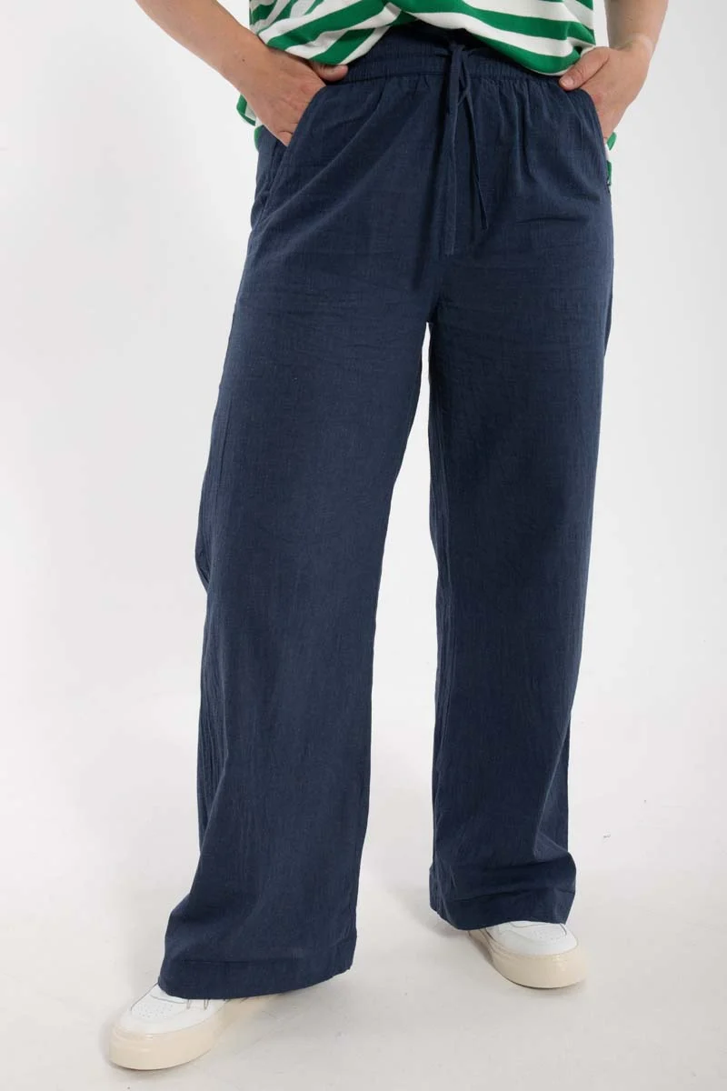 Danenynne Chambrey Pants Dark Chambrey