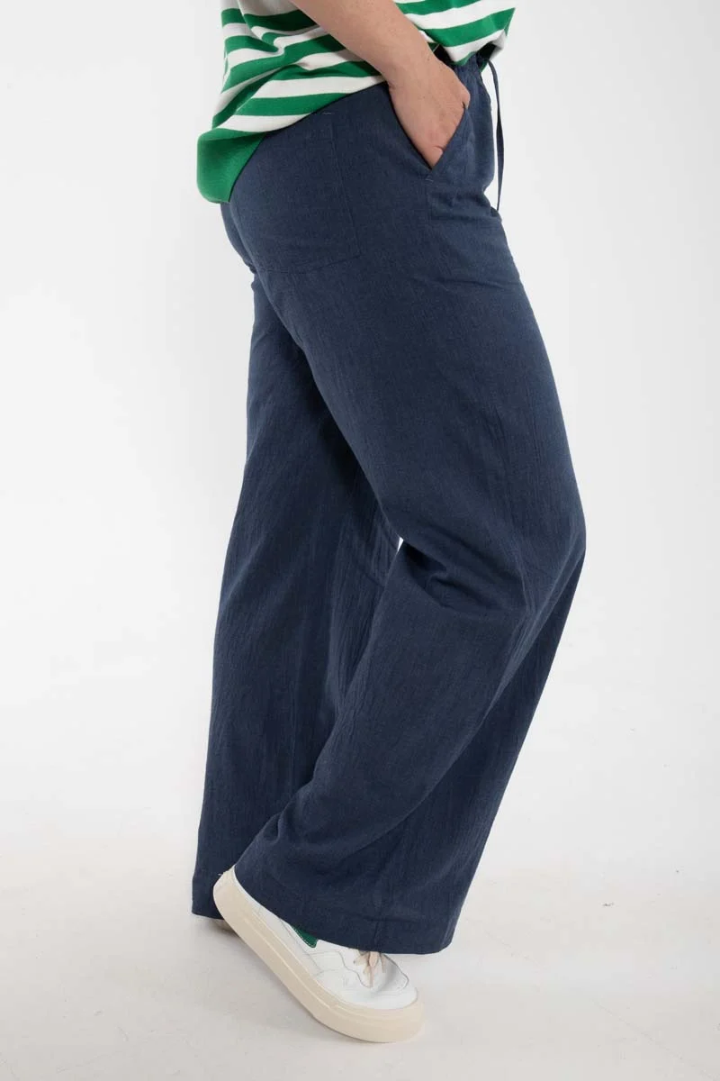 Danenynne Chambrey Pants Dark Chambrey