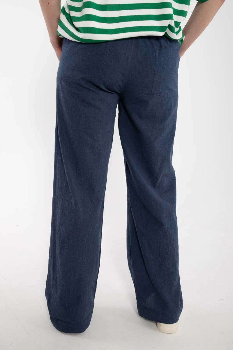 Danenynne Chambrey Pants Dark Chambrey