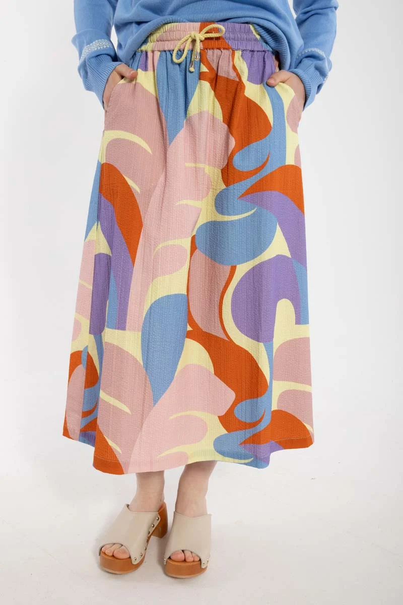 Danespresso Searsucker Skirt Pastel Yellow TROPS