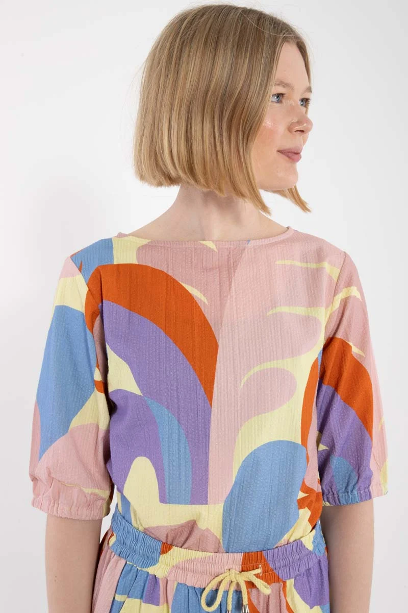 Danecremant Searsucker Shirt Pastel Yellow TROPS
