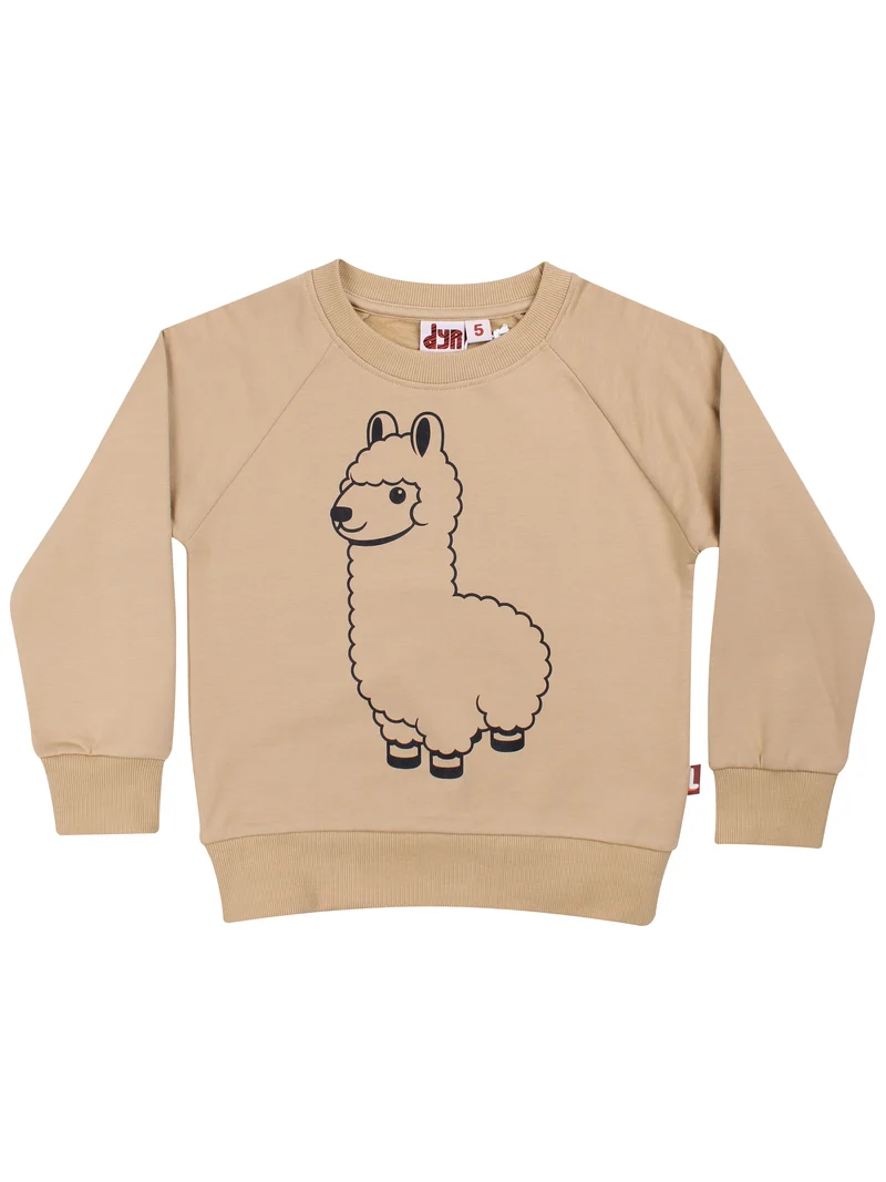 Dyrbellow Sweat Beige OUTLINE LAMA BUDDY