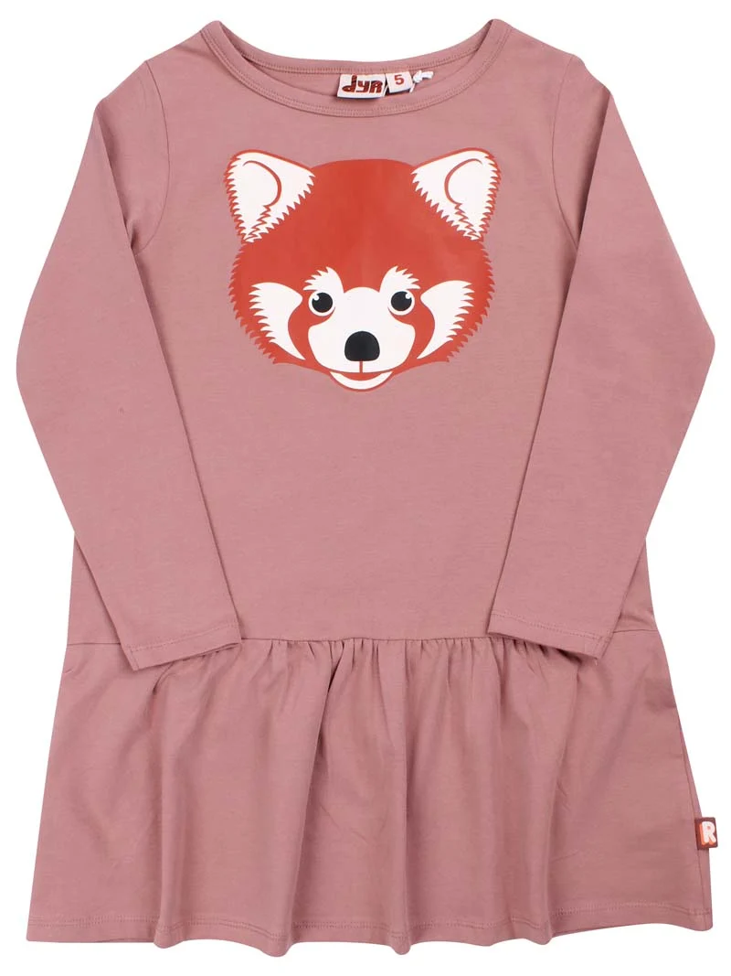 Dyrbirdy Dress Dk Rose Beige ROED PANDA