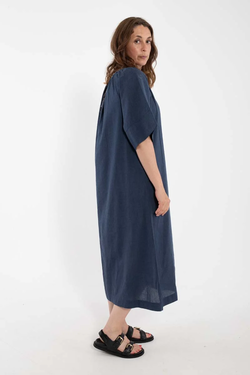 Danehostess Chambrey Dress Dark Chambrey