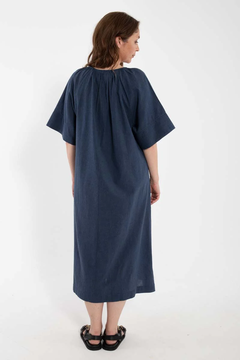 Danehostess Chambrey Dress Dark Chambrey