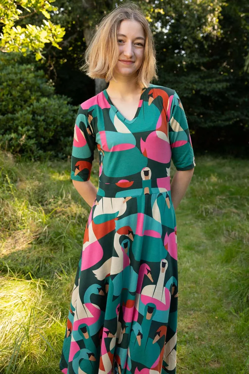 Danandersen Modal Dress Deep Forest SWANOSCOPE