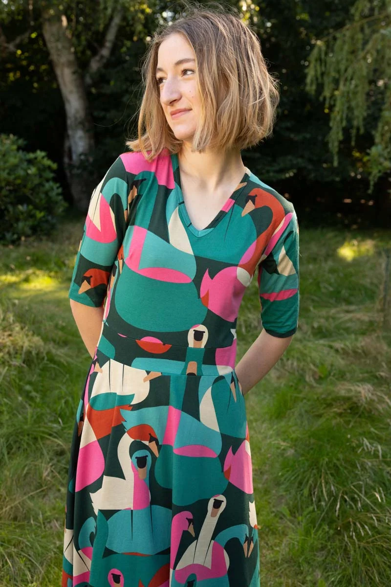 Danandersen Modal Dress Deep Forest SWANOSCOPE