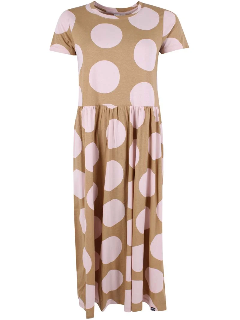 Danebasic Kroeyer Dress Beige DREAMYDOTS