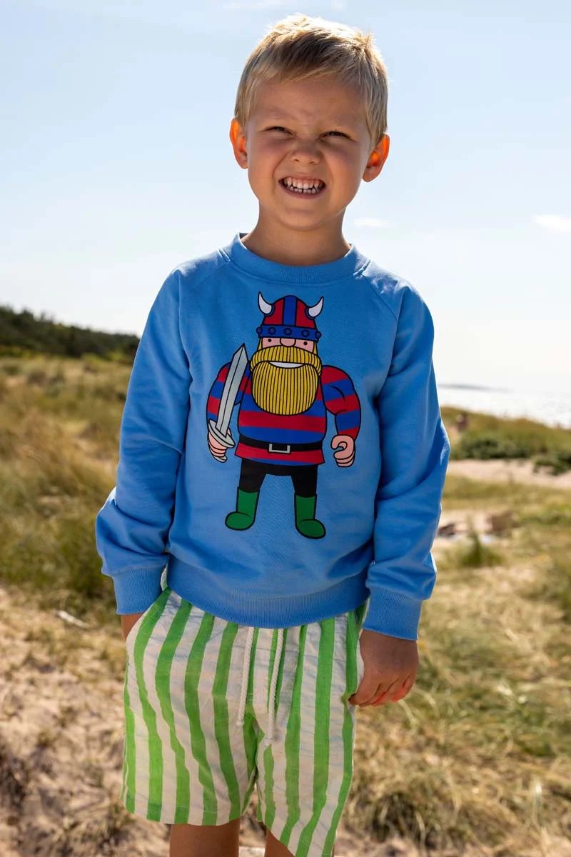 Danamerika Sweat Waterblue ERIK DIN VEN