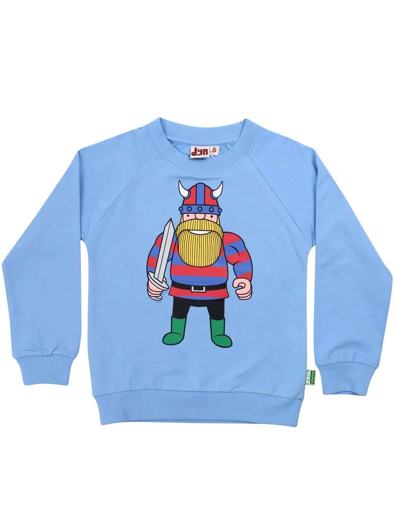 Danamerika Sweat Waterblue ERIK DIN VEN