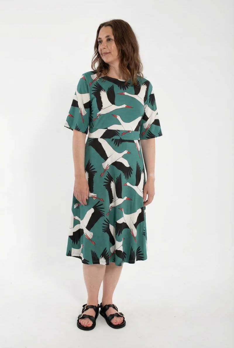 ORGANIC - Daneviborg Interlock Dress Light Slate BIGSTORK