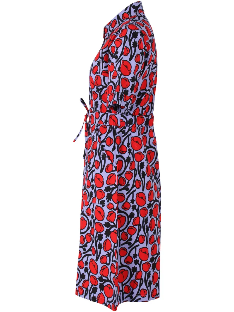 Danesusanne Poplin Stretch Dress Lilla POPPY