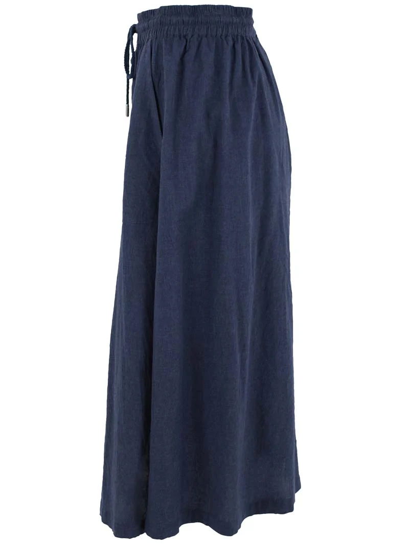 Danevisit Chambrey Skirt Dark Chambrey