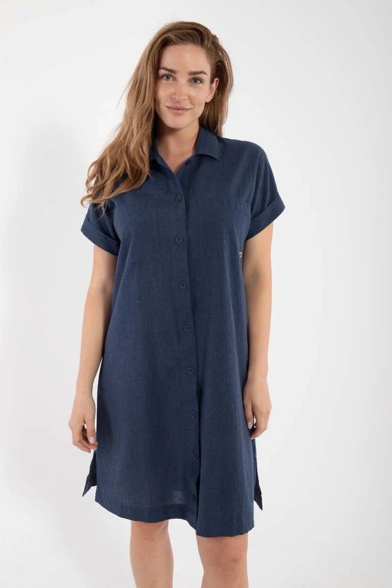 Danerrand Chambrey Dress Dark Chambrey