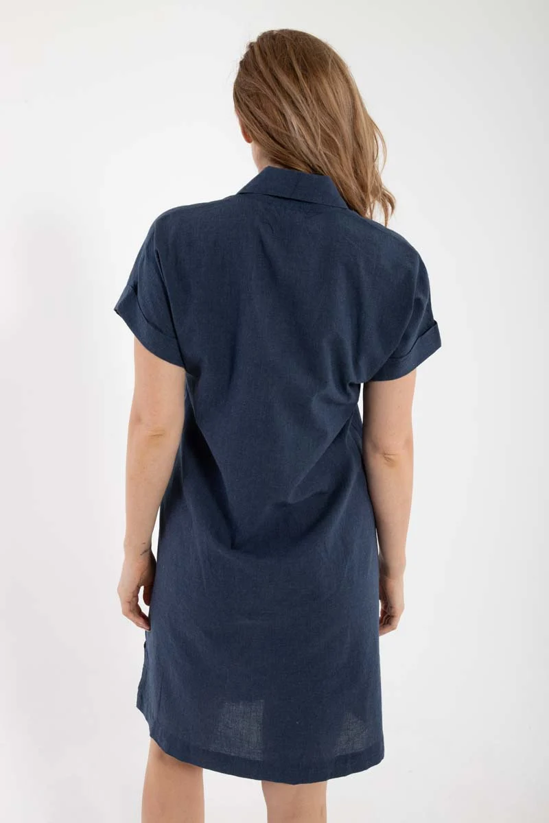 Danerrand Chambrey Dress Dark Chambrey
