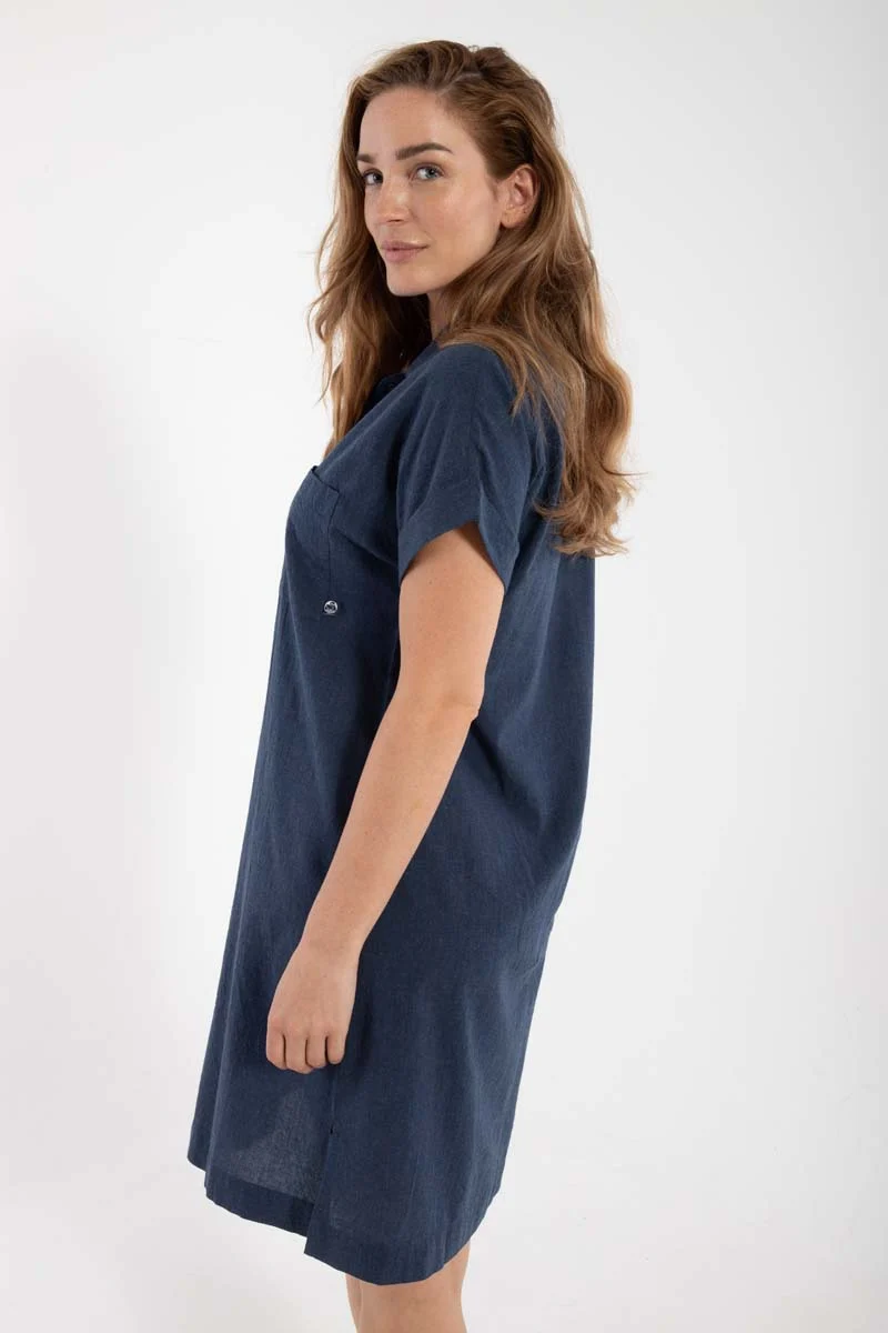 Danerrand Chambrey Dress Dark Chambrey